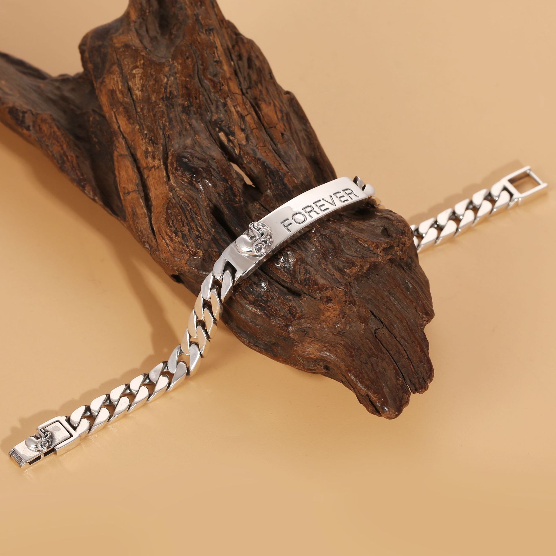 Forever Sterling Silver Couple Bracelet